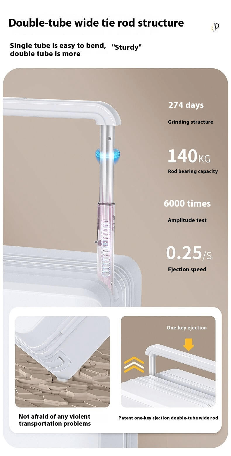 White Carry On Luggage - Hard Shell Cabin Suitcase | Travo One | 56 cm