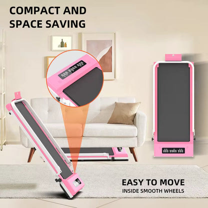 Foldable Walking Pad Treadmill Compact Flat