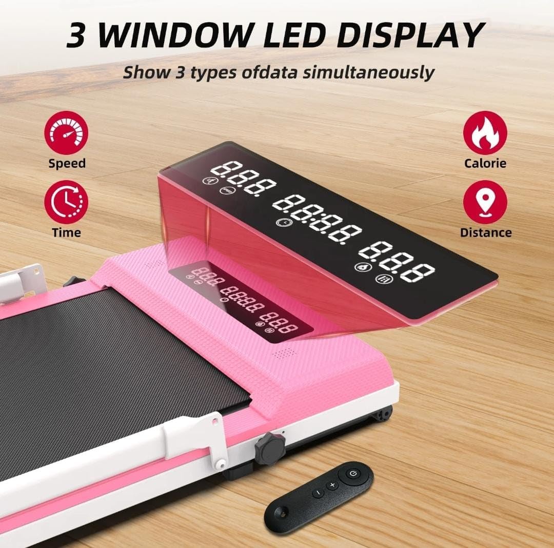 Foldable Walking Pad Treadmill Compact Flat