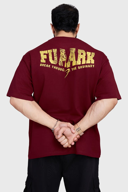 Trendsetter Oversized T-shirt Maroon