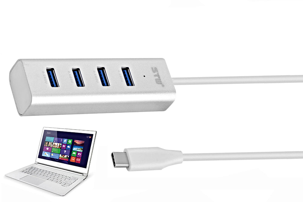 Type C Hub USB 3.0 TYPE C to 4 Port USB 3.0 Hub - The Shopsite