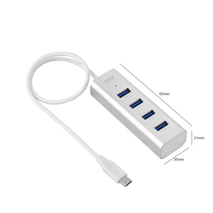Type C Hub USB 3.0 TYPE C to 4 Port USB 3.0 Hub - The Shopsite