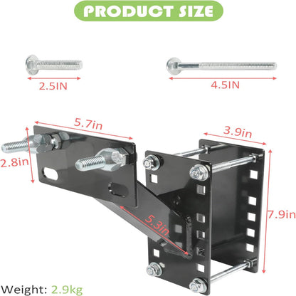 Trailer Spare Tire Mount Rack Tire Utility Bracket Carrier