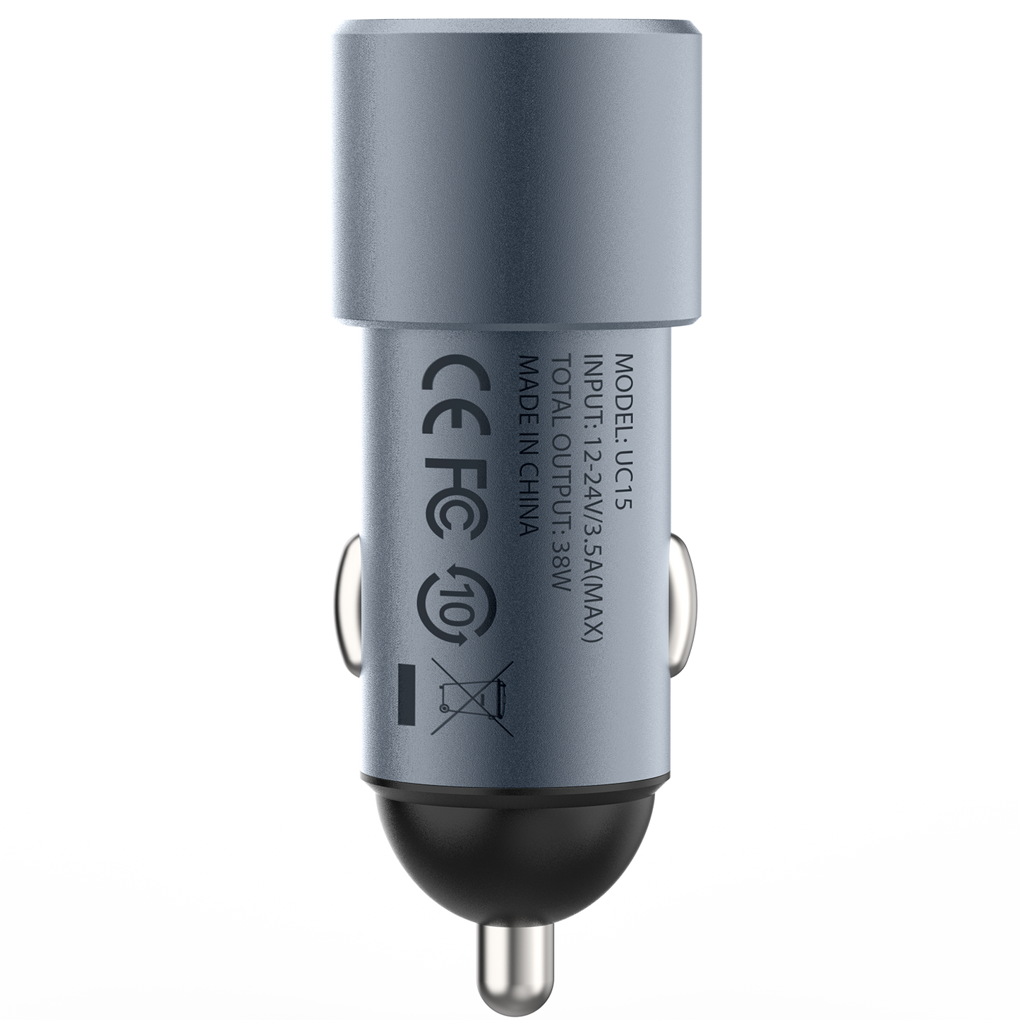 Momax Elite 38W Dual Output QC3.0 Fast Car Charger UC15