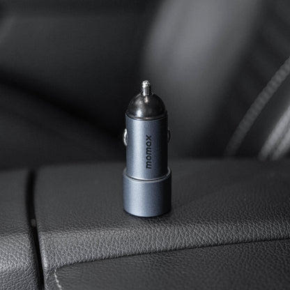Momax Elite 38W Dual Output QC3.0 Fast Car Charger UC15
