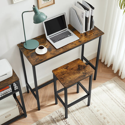 Dining table set side view