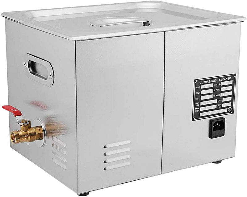 Ultrasonic cleaner side view