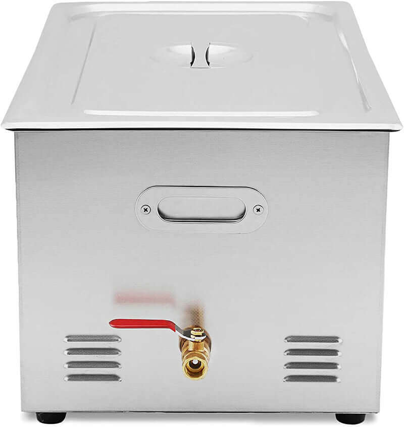 Ultrasonic cleaner drain valve