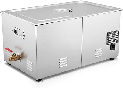 Ultrasonic cleaner heating function