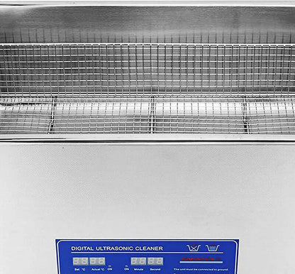 Ultrasonic cleaner timer display