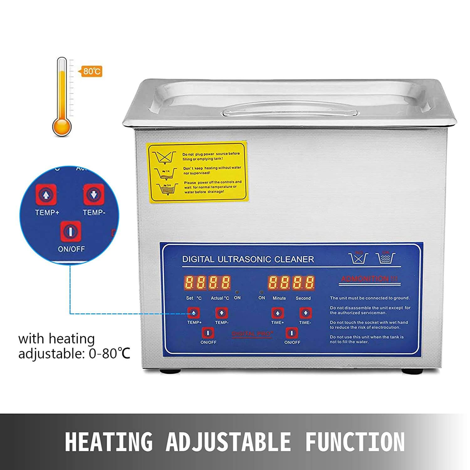 digital timer ultrasonic cleaner