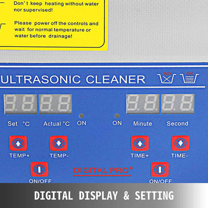 cleaner with temperature control