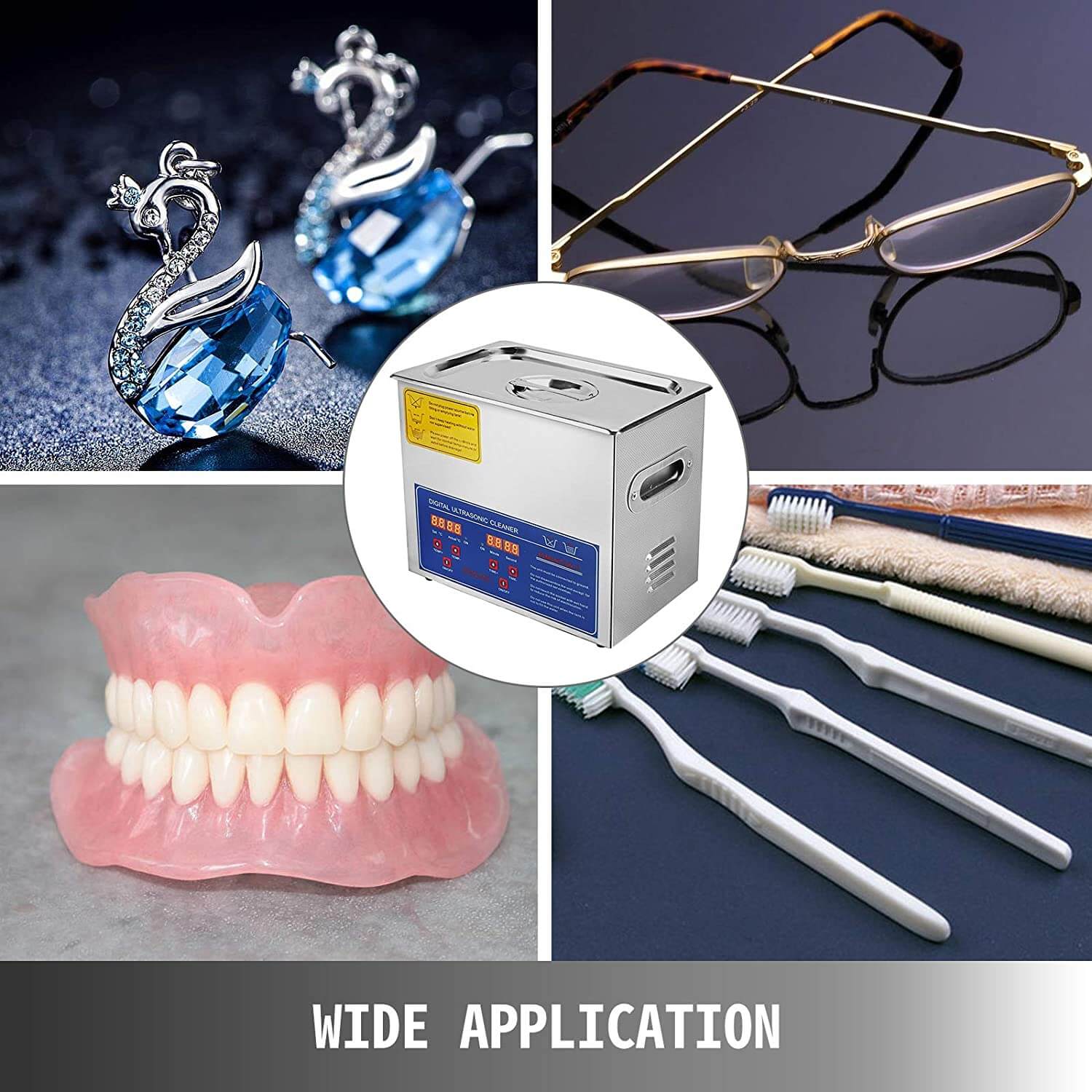 ultrasonic cleaner with lid