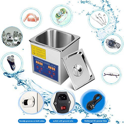 ultrasonic cleaner display panel