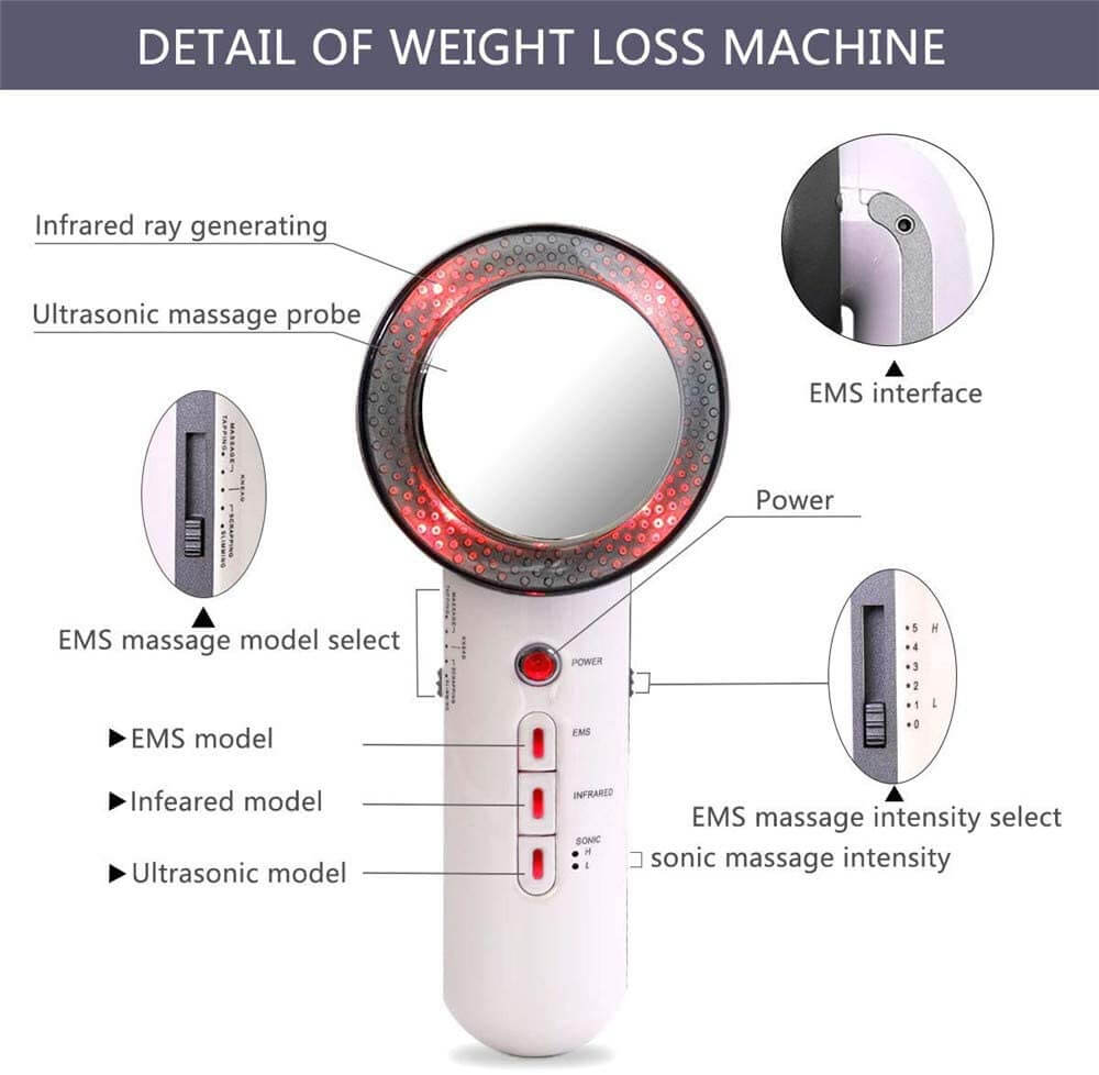 3 In 1 Ultrasound Cavitation Body Slimming Anti-Cellulite Machine - The Shopsite