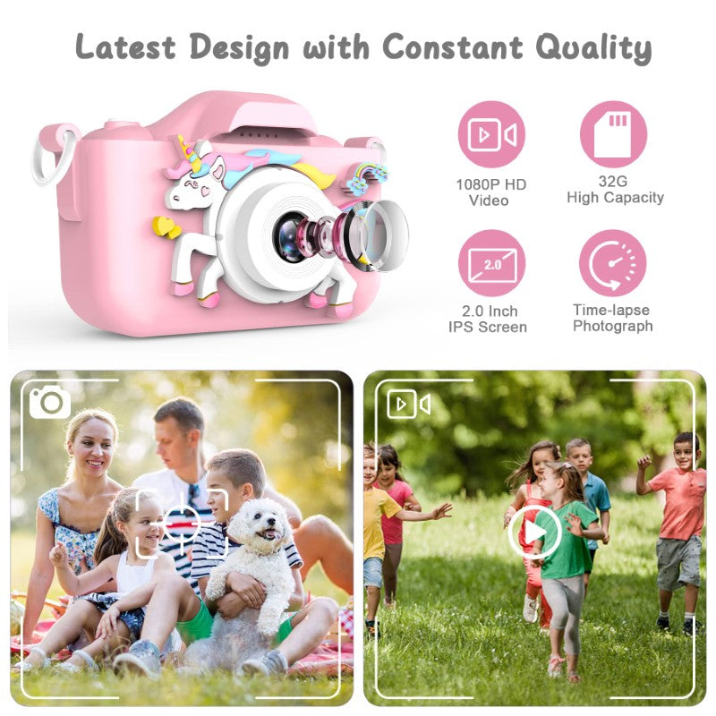 Dual camera kids device