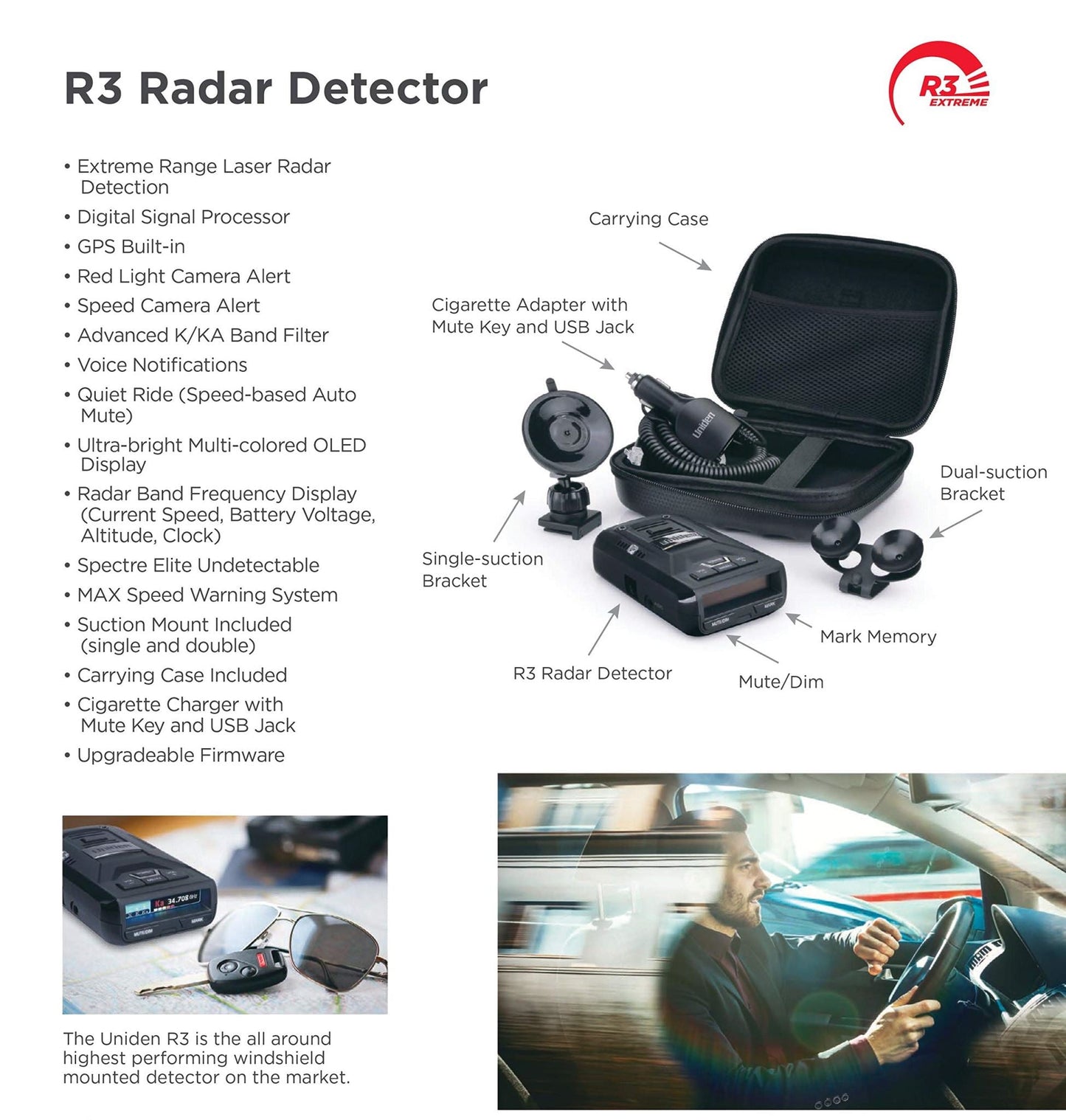Uniden R3 Extreme Radar Detector