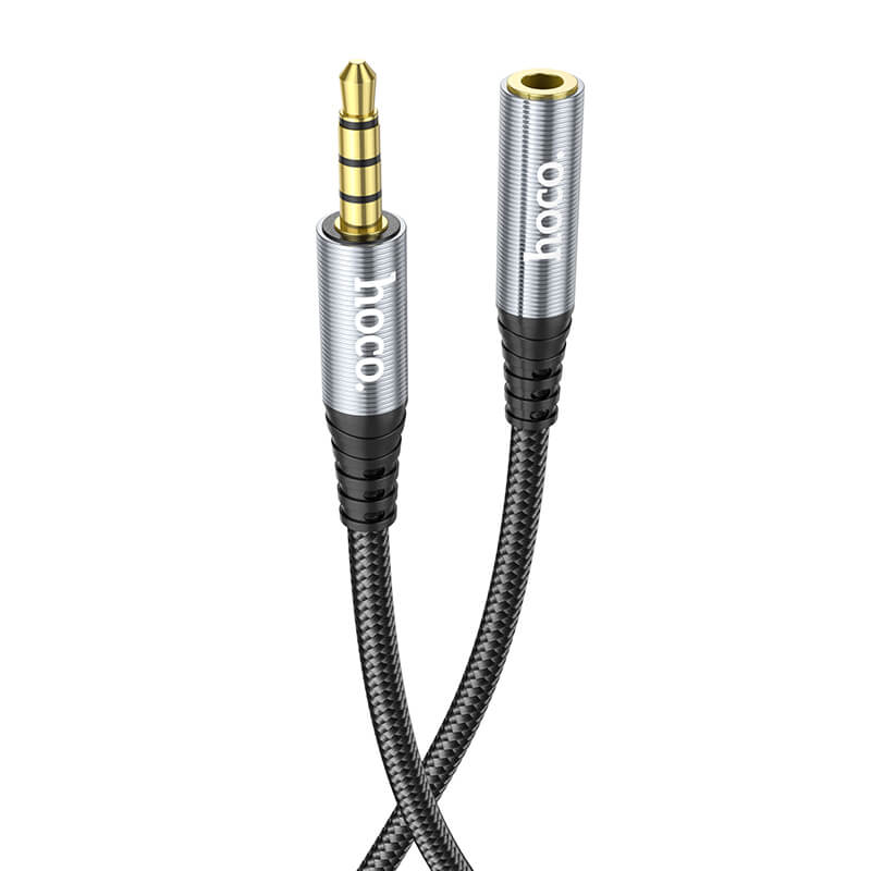 Hoco Nylon Braid Audio Extension Cable Male to Female 2M UPA20