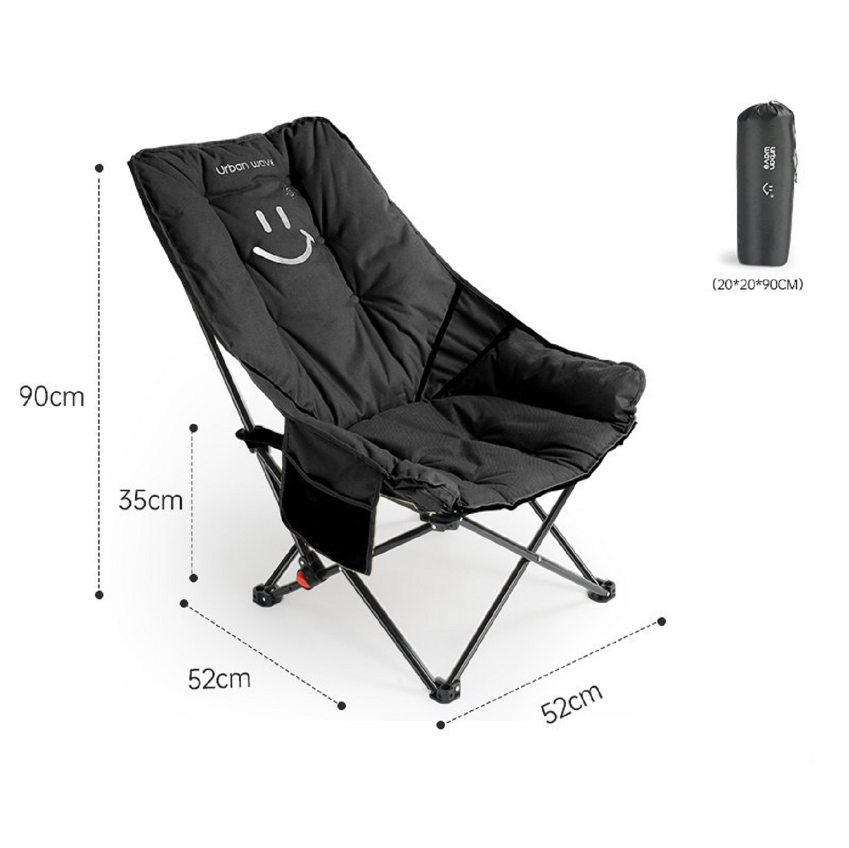 Urban Wave Premium Reclining Moon Chair YQ7357