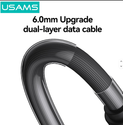 USB Type-C 3A Fast Charging & Data Transfer Cable 1 Meter 18W Extra Thick Lead 6mm Diameter