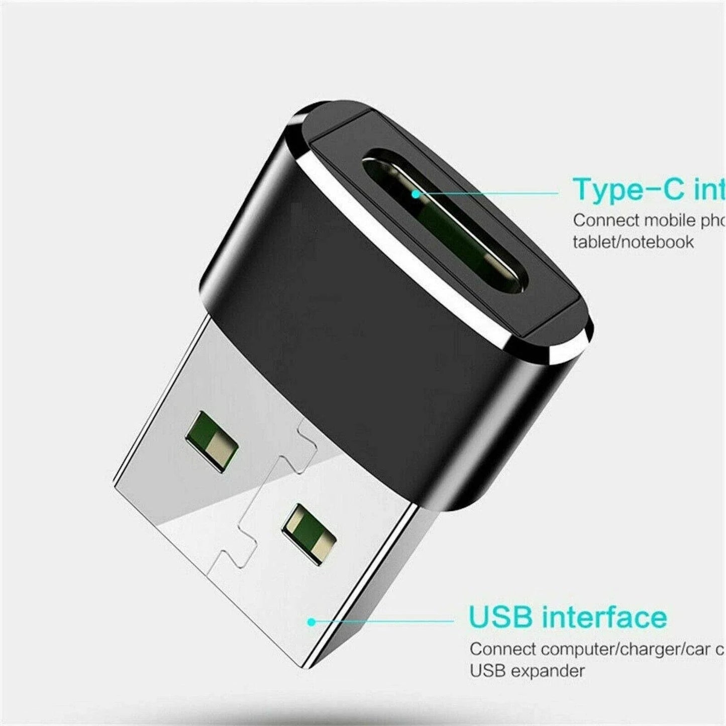 USB A to Type-C Female OTG Adapter