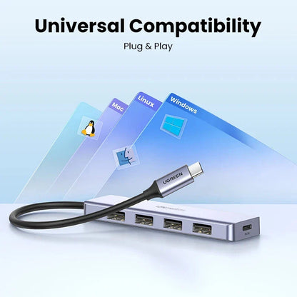UGREEN USB C Hub 4 Ports USB Type C To USB 3.0 Hub