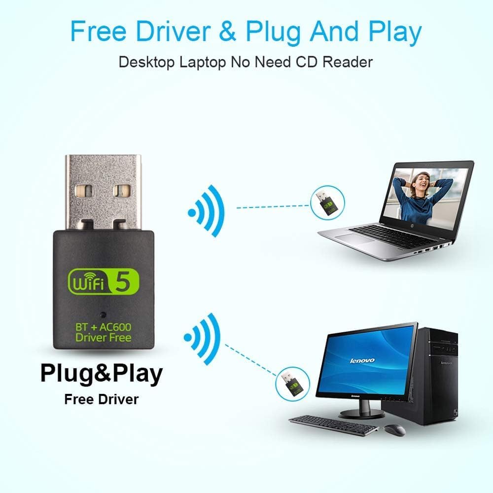 USB WiFi Bluetooth Adapter