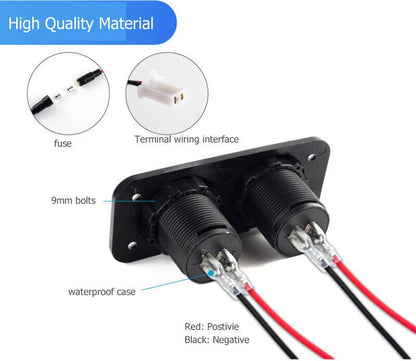 car power adapter with USB