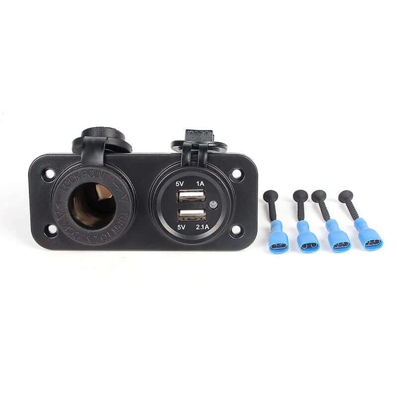 compact car charger device