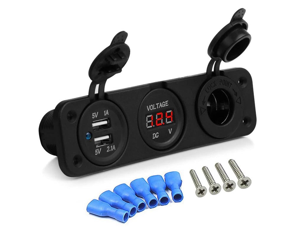 Dual USB charging ports