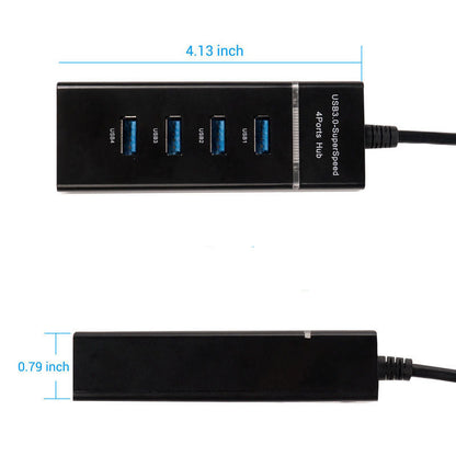4 Port High Speed USB Hub 3.0 Sharing Switch Splitter