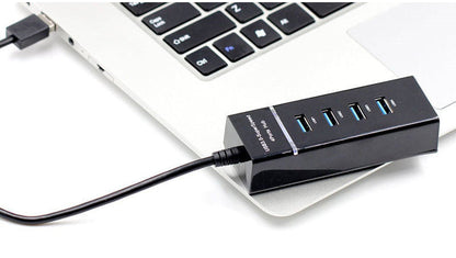 4 Port High Speed USB Hub 3.0 Sharing Switch Splitter