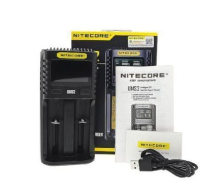 NITECORE UMS2 Intelligent 2 Slot QC Fast Charger