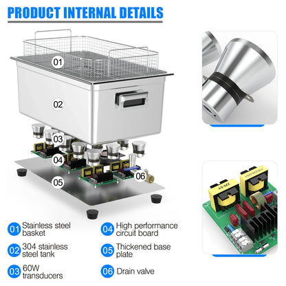 Ultrasonic Cleaner 22L