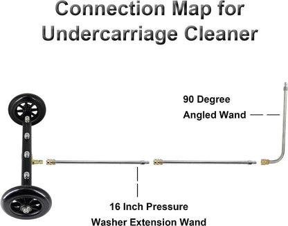 Undercarriage Pressure Washer Water Broom