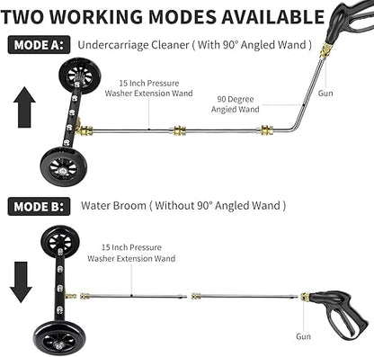 Undercarriage Pressure Washer Water Broom