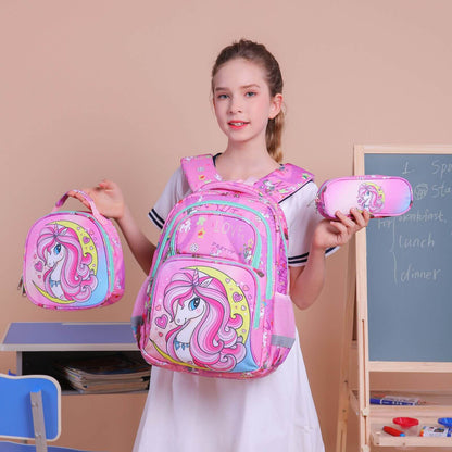 Unicorn Backpack & Girls School Bag
