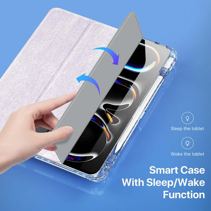 iPad Pro 13 2024 2025 Case Cover Auto Sleep Wake with Pencil Holder