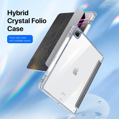 Case Cover for iPad Pro 11  2024 2025  With Pencil Holder Auto Sleep Wake