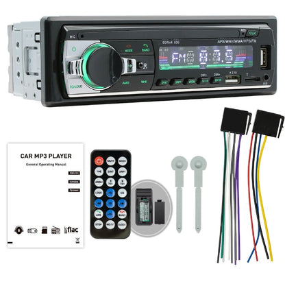 Universal Car Radio MP3 Player FM/BT/AUX/ USB/Phone Charging