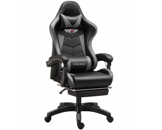 Gaming Office Chair Headrest, Lumbar Support and Footrest