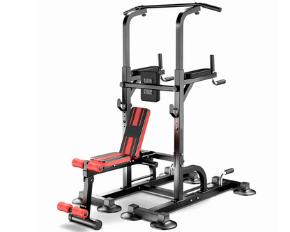 Weight Bench Chin Up Pull Up Station Power Tower