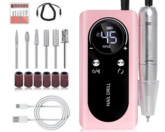 Electric Nail Drill Kit Machine 45000RPM
