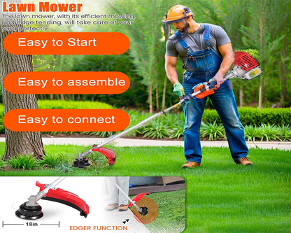 Petrol Garden Multi Tool 5 in 1 Grass Trimming and Cutting Set