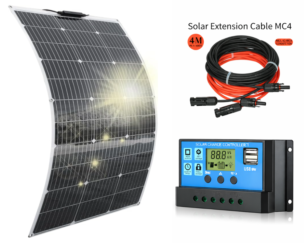 150W Solar Panel Flexible Kit