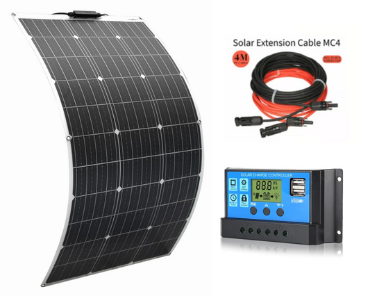 120W Solar Panel Flexible Combo