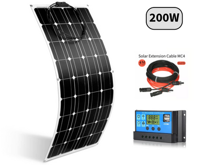 200W Solar Panel Flexible Kit