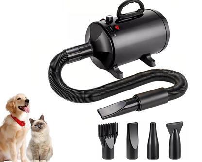 Pet Hair Dryer Grooming Blower Black