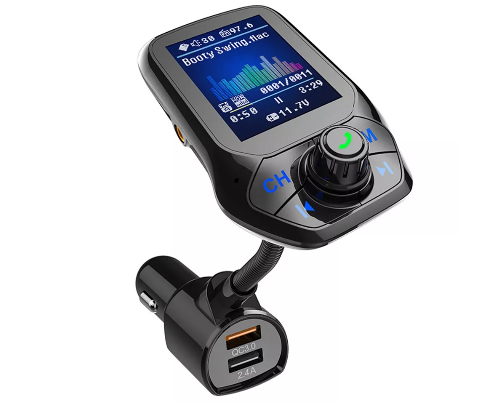 Bluetooth FM Transmitter, Car Radio Adapter