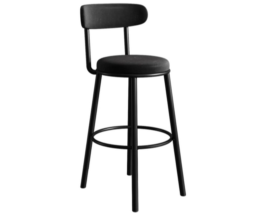 Bar Stools Velvet Upholstered Kitchen Chair Bar Stool